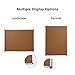 Cork Notice Pin Board | Aluminum Framed Memo Board for Office and Home Use | 5 Sizes Available - 44
