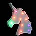 OYE HOYE Unicorn LED Lights Night Light Night Lamp Marquee Signs Table Lamp Multi Color Change for Wall Decoration Bedroom Kids (White Unicorn Head)