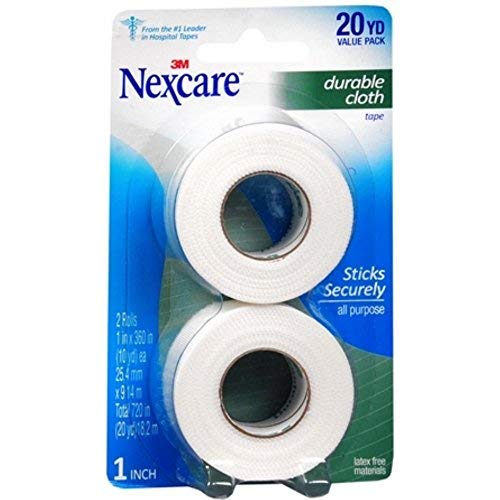 Nexcare Durapore Durable Cloth Tape 1'' X 10 yd, 2 ea (Pack of 3) Pacific Surgical Institute