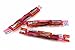 Twizzlers Cherry Flavor Wrapped Candy, Single Twist, Pull 'n Peel (Pack of 25 Ounces)