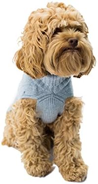 NAKEDCASHMERE Cable Dog Sweater S Chambray