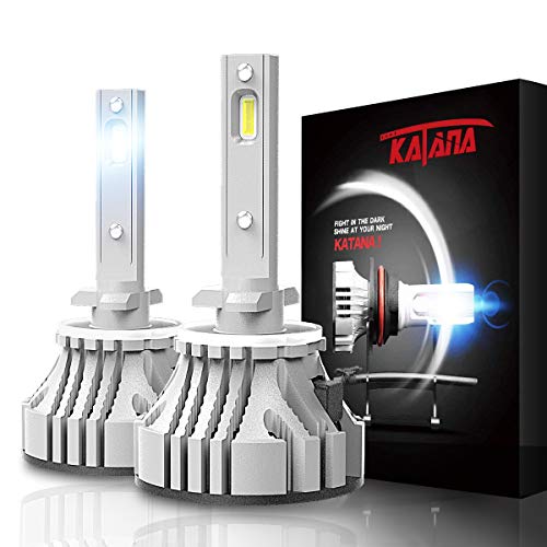 KATANA 880 LED Fog Light Bulbs,CREE Chips 12000Lm 5090Lux 6500K Extremely Bright Conversion Kit,360 Degree Adjustable Beam Angle - Thumbnail 7