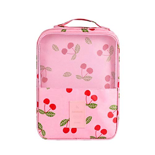 Gotian Waterproof Travel Zipper Portable Pouch Shoe Tote Bag Laundry Storage Waterproof, Geat for Travel and Home Use (F)