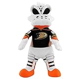 NHL Anaheim Ducks Wild Wing Mascot Plush Doll, 10-Inch, White