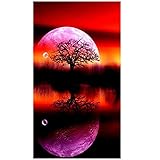 5D Diamond Painting Full Drill Kits,Lavany 5D DIY Diamond Paints by Number Kits Embroidery Rhinestone Pasted Wall Decor,Stamped Cross Stitch Kits,Moon Tree (Dreamlike Tree✿B)