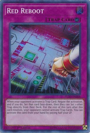 Red Reboot - FLOD-EN068 - Super Rare - Unlimited Edition - Flames of Destruction