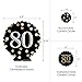 Big Dot of Happiness Adult 80th Birthday - Gold - Birthday Party Centerpiece & Table Decoration Kit