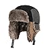 Moon Kitty Little Boys Winter Hat with Large Flaps Kids Nylon Russian/Aviator Winter Earflap Cap
