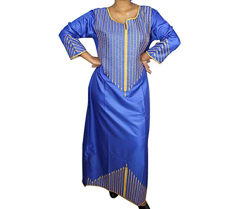 African Dresses for Women Dresses Traditional African Clothing for Ladies Without Scarf,Pink,XXXL - Thumbnail 2
