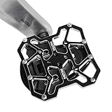 Mzyrh Bike Clipless Platform Adapter Pedal, Universal Clipless Clip-in Pedals to Platform Pedal Adapter for Pedals Work with SPD/SPD-SL/KEO/Egg Beaters/Cany-Cleat