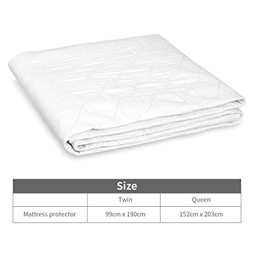 oakome Waterproof Mattress Protector Queen - Highly Absorbent Mattress Pad Protector Cover with Dust Mite Proof, Bed Bug Proof, Breathable Fitted Sheet (60 x 80 inch) - Thumbnail 6