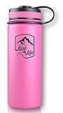 Stainless Steel Water Bottle - Wide Mouth Bottle - Insulated Water Bottle - Double Walled - Vacuum Insulated - Water Bottle 18 oz