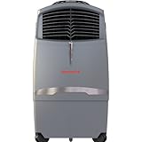 Honeywell 525 CFM Indoor Portable Evaporative Cooler with Fan &amp; Humidifier, Carbon Dust Filter &amp; Remote Control, CL30XC