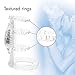 Doctor Love's Zinger Vibrating Cock Cage Enhancer Ring Sleeve, Clear