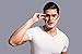 SOOLALA Memory-metal Frame Reading Glasses Aviator Eyeglasses Customized Strengths