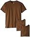 Soffe mens 3 Pack 4.3 Oz Cotton Military Tee, Woodland Brown, Medium