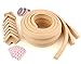 Bekith [19.6ft Edge + 8 Corners] Edge Guard & Corner Bumpers for Baby Proofing - Extra Tape, Extra Long Corner Cushion Bumper,Child Safety Home Safety Furniture Bumper and Table Edge Corner Protector