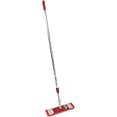 UNGER Commercial Restroom Complete Floor Cleaning Mop Pack SMCMR | Microfiber Flat Mop; EZ Flat Mop Holder; SmartColor System; Reduces cross-contamination; Ergonomic Design