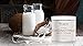 Purest Naturals Coconut Milk Body Scrub Polish - Best 100% Natural Exfoliator Moisturizer For Cellulite Stretch Marks, Eczema, Acne & Varicose Veins - Dead Sea Salt, Almond Oil & Vitamin E