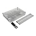 Alera ALE Industrial Heavy-Duty Wire Shelving Starter Kit, 4-Shelf, 48w x 24d x 72h, Silver