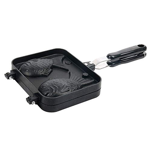 Fish-shaped Cake Pan Waffle Pan Cake Pan Bread Waffle Maker (Fish Mould) (Renewed) - Thumbnail 3