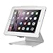 Firstand iPad Security Stand Holder, iPad Desktop Anti-Theft Security POS Stand Holder Enclosure with Lock and Key Compatible for iPad 2,3,4 and iPad air/air 2, iPad Pro 9.7", 360 Degree Ro (Silver)