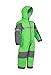 OAKI Rain & Trail Suit - Kid &Toddler - Girl & Boy One Piece Rain Jacket & Pant Classic Green, 6-7