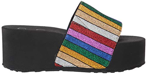 Jessica Simpson Faille Rainbow Metallic Sandals Size 8m for sale online | eBay