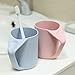 Aestar Multicolor Biodegradable Unbreakable Wheat Straw Water Cup Tumblers 13.5oz Set of 2 for Coffee, Tea, Water, Milk, Juice … (XL)