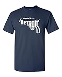 Detroit Smoking Gun Adult T-Shirt Tee