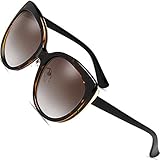 SIPLION Women's Polarized Wayfarer Cat Eye Oversized Sunglasses For Women
