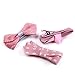 BonnyGirl Boutique Baby Girls Toddler Hair Bow Clips Barrettes with Hair Bows Holder (Pink A)