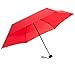 Fidus Ultra light Mini Compact Travel Umbrella – Windproof Portable Parasol Sun & Rain Outdoor Golf Umbrella With 95% UV Protection for Women Men Kids-red