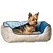 K&H Pet Products Self-Warming Lounge Sleeper Pet Bed Small Gray/Blue 16
