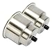 Amarine Made 2pcs Stainless Steel Cup Drink Holder with Drain Marine Boat Rv Camper primary