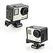 Frame Mount Housing Case for GoPro HERO4, HERO3 and HERO3+ with Bacpac Accessories - Black