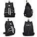 ZYSUN Fashion Travel School Backpacks LightWeight Bag for College Girls Womens(604,black)
