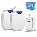 [Newest 2019] Wireless Doorbell, Agedate Waterproof Door Bell Kit with 2 Plug-in Receivers and 1 Transmitter (No Batteries Required), 36 Chimes, 4 Level Volume