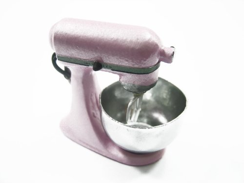 Dollhouse Miniature LIGHT PINK KITCHENWARE Mixer Electric Bakery Supply 9572