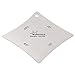 ammoon 2pcs Guitar Fingerboard Fretboard Saddle Nut Radius Gauge Measuring Stainless Steel Tool