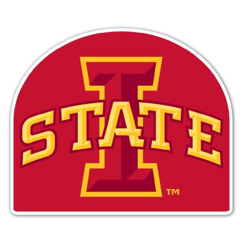 VictoryStore Yard Sign Outdoor Lawn Decorations: Iowa State University - Shaped Corrugated Plastic Yard Sign - w/ 2 E-Z Stakes - Design 3.