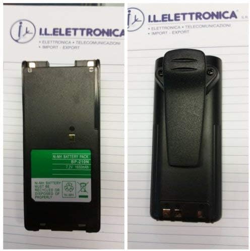 Rechargeable BP-210 N with Clip Ni-MH 7.2 V 1650 mAh Comp. RTX ICOM IC-V82 Ref.422003