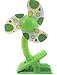 Eforstore Baby Clip-on Mini Stroller Fan Cute Crib Cooling Fans