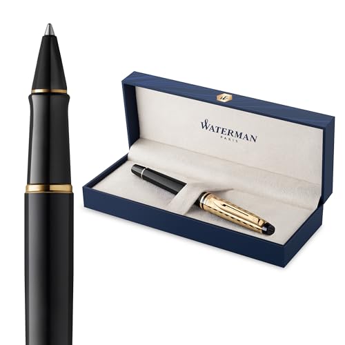 Waterman Expert Penna roller | The Opera Collection | Nera e oro | Confezione regalo