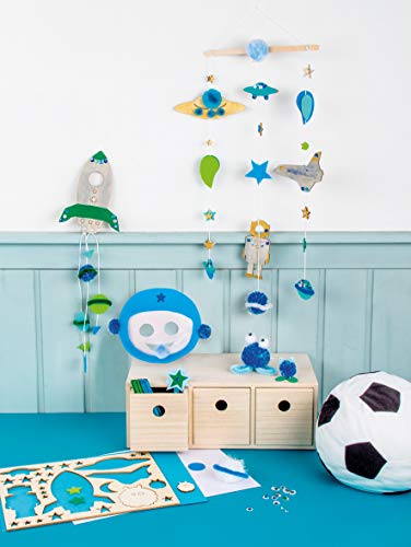 Rayher 62909505 Holzkommode mit 3 Schubladen, FSC 100%, natur, 32x18x11.5 cm – Bild 6