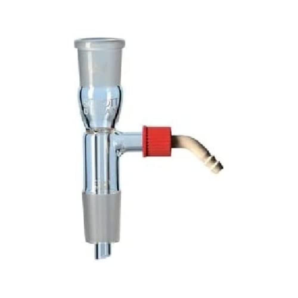 Duran 24 131 34 Vacuum Distillation Vorstoss Straight with 2 NS and Removable Plastic Olive 24/29 NS Sleeve