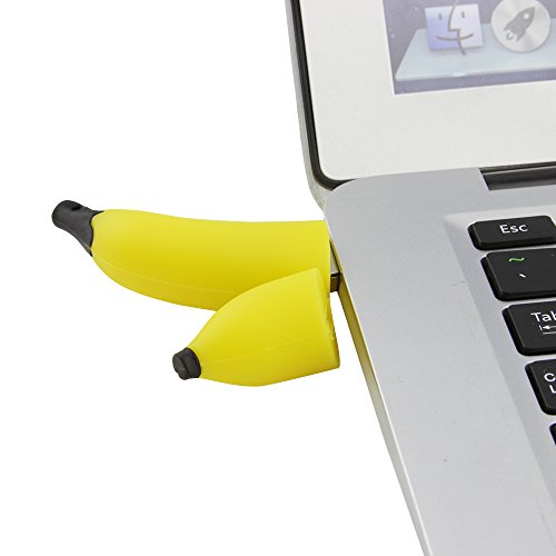 CHUYI 5x16GB Fruits USB Flash Drive USB 2.0 Stick Cute Pineapple Carrot Banana Strawberry Watermelon Pen drive Gift Memory Stick U Disk (Pack of 5 Fruits)