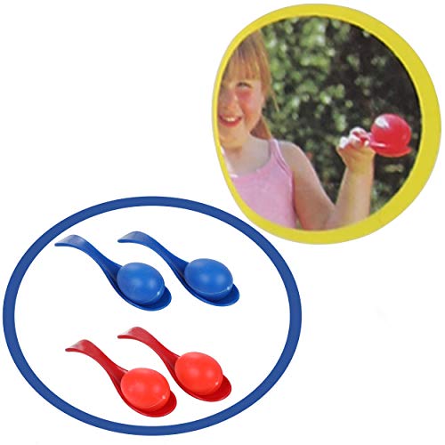 32 Piece Party Racing Fun Set for Kids with Egg Race, Three Legged Race, Potato Sack Race and Bean Bag Toss Game
