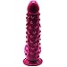 FAAK Silicone Bumpy Dildo G-Spot Novelties Female Masturbator Soft Flexible Adult Toy Cock with Suction Base Waterproof (Pink)thumb 2