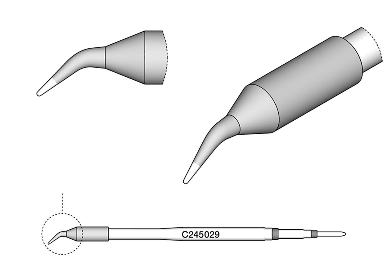 Jbc C245029 Soldering Tip for T245 Spitz